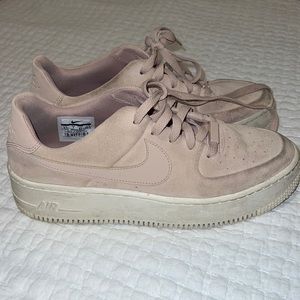 Womens platform nike air forces